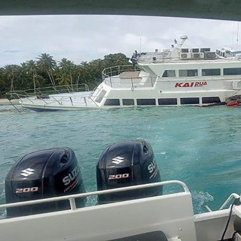 Mentawai Charter Boat Sunk