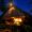Mentawai bungalow at dusk