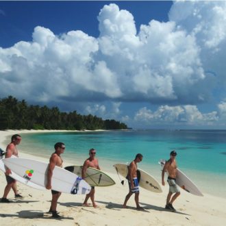 Mates trip paradise.